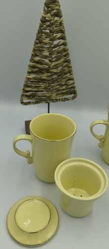 Kubek z ceramicznym zaparzaczem 225ml