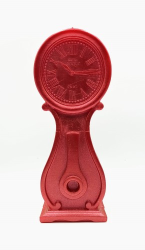 Świeca Red Clock Metallic