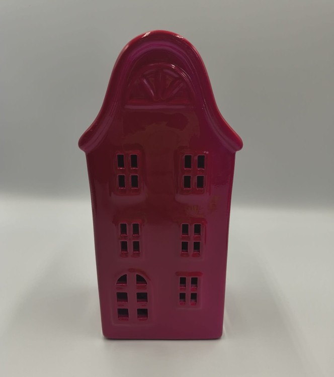 Ceramiczna Kamienica Fuksja LED
