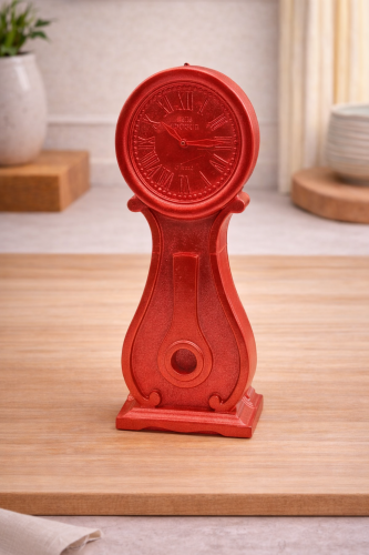 Świeca Red Clock Metallic