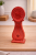 Świeca Red Clock Metallic