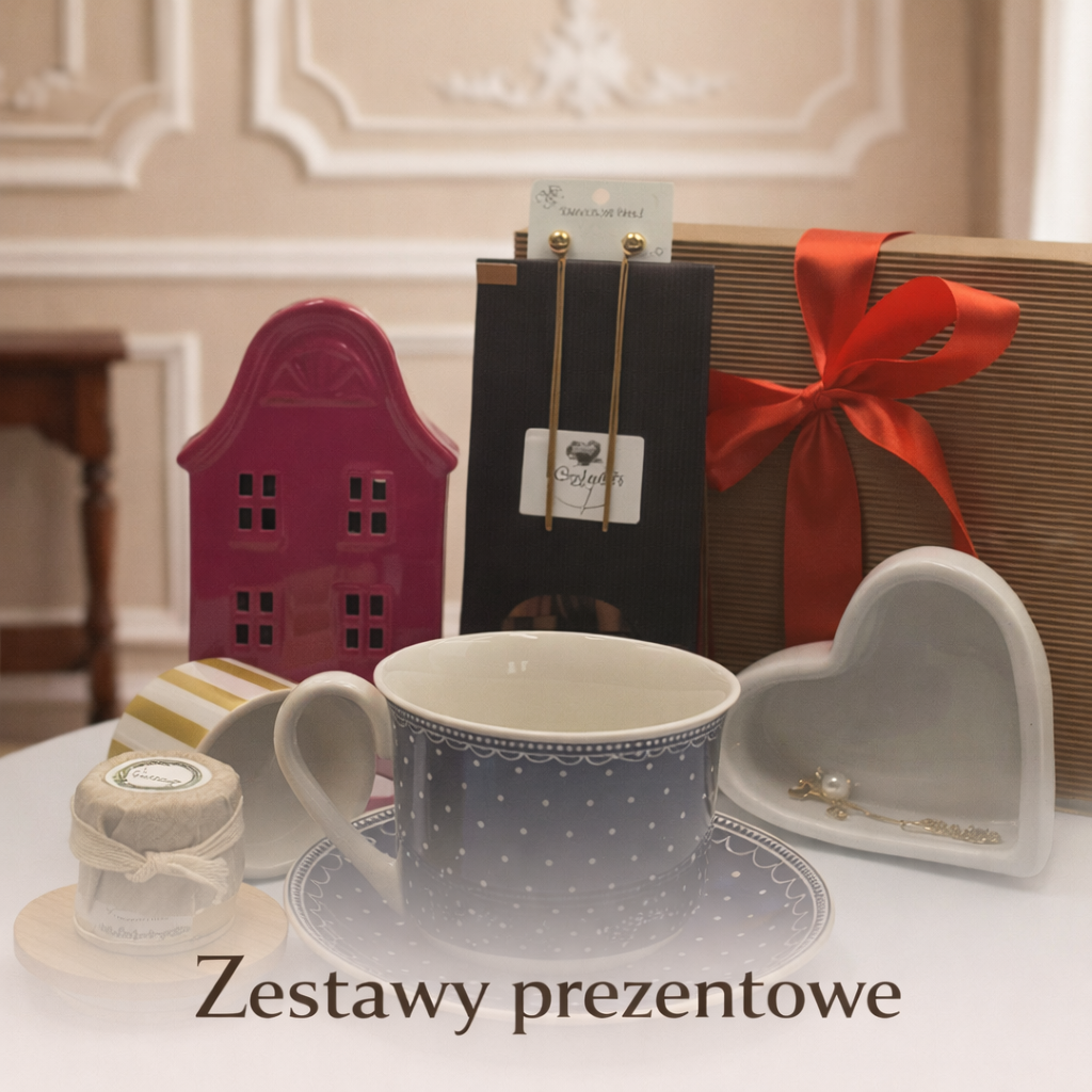 Zestawy prezentowe Sgraffi z ceramiką, dekoracjami i biżuterią